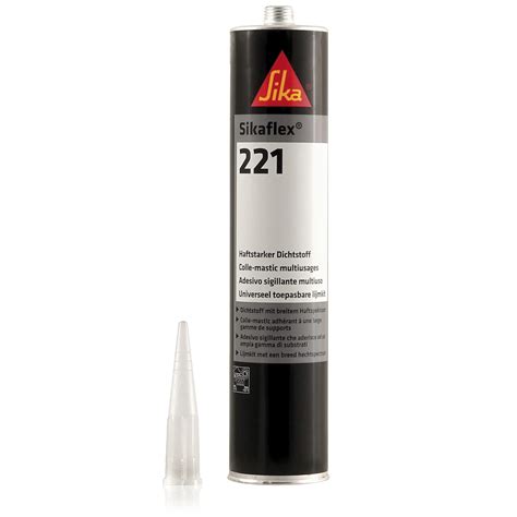 Sikaflex 221, White, Multi-purpose adhesive sealant with a wide ...
