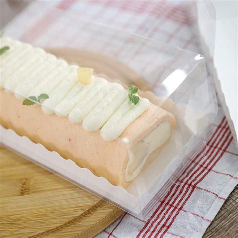 Buy BBJ Wraps Cake Roll Container Long Rectangular Gift Boxes with ...