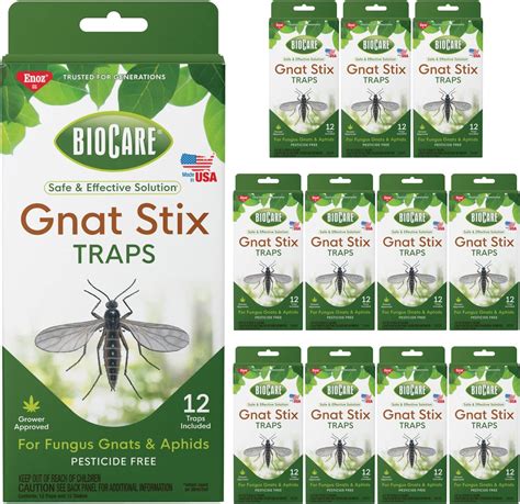 Amazon.com : Enoz BioCare Gnat Stix for Fungus Gnats and Aphids, Pest ...