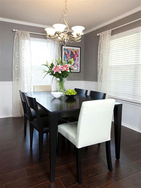 dark dining room table
