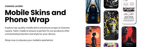 Mobile Skins and Wrap - Cosmos Layers | Shop Now