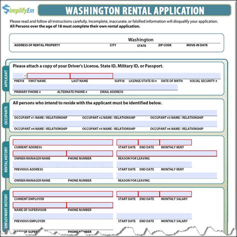 Image result for Washington Application