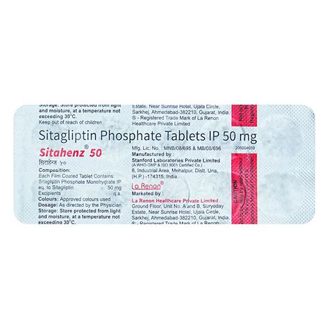 Sitahenz 50Mg Tab | Uses, Side Effects, Price | Apollo Pharmacy
