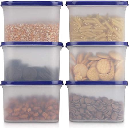 Buy Cutting EDGE Modular Containers Oval with Plain lids, 1200 ML, Set ...
