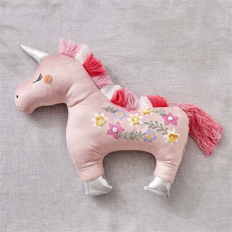 Buy Slate Kids Printed Unicorn Filled Cushion - 50x44cm from Home ...