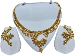 Shree Hari Copper Gold-plated Gold Jewellery Set Price in India - Buy ...