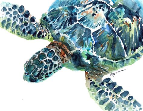Underwater Sea Turtle Painting at Luke Bryan blog
