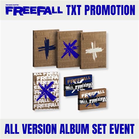 TXT 3RD FULL ALBUM THE NAME CHAPTER: FREEFALL ALBUM SET (WEVERSE GIFT ...