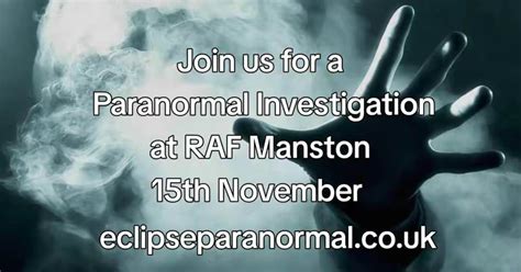 Paranormal Investigation at RAF Manston, RAF Manston History Museum ...