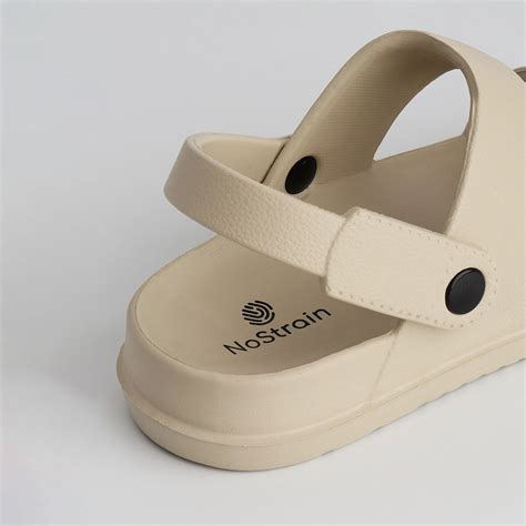 Men's Zigzag Waterproof Sandals Beige - (MS2)