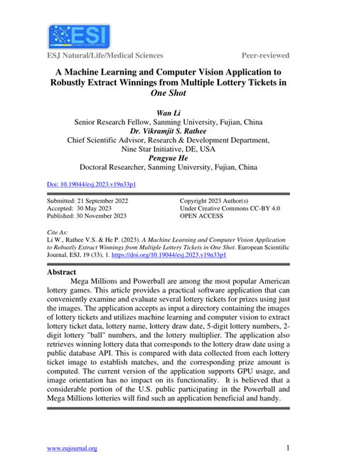 Machine Learning Lottery Data 的图像结果