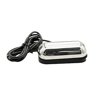27LED Underwater Boat Lights Stainless Steel Pontoon Marine Transom ...