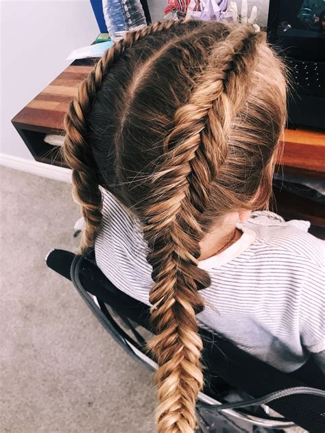 Cute Hairstyles Fishtail Braids - Fade Haircut Styles