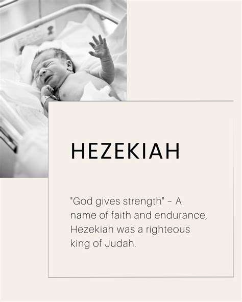 Hezekiah Name Meaning