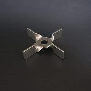 1pcs Lab 304 Stainless Steel Four-leaf Paddle 6cm 7cm For Laboratory ...