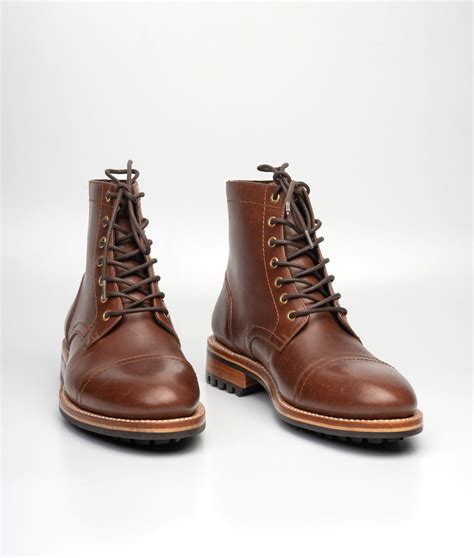 Hand Welted Boaventura Tan Oiled Leather Captoe Boot – Kozasko