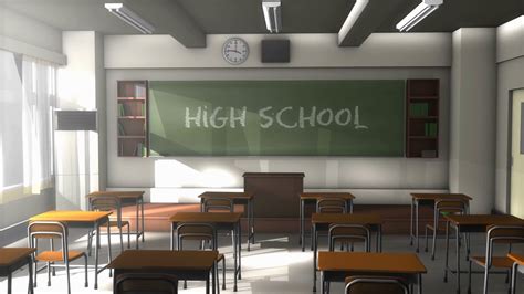 Empty High School Classroom Stock Motion Graphics SBV-313950948 - Storyblocks
