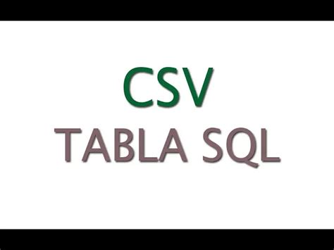 Insertar Tabla CSV En SQL 的图像结果