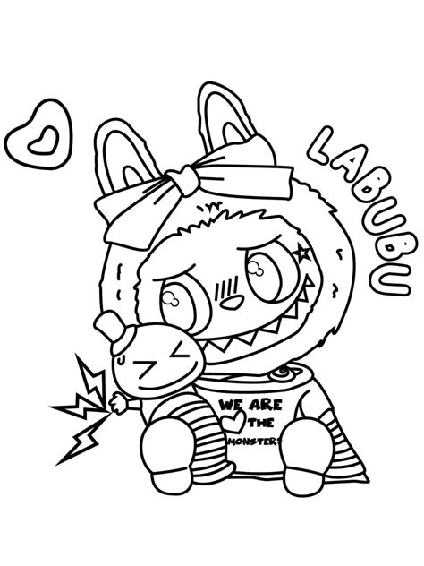 Free Printable Labubu Coloring Pages For Kids 🎨 - Coloringpagesforkids.net