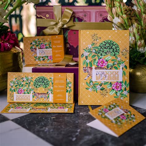 Veer Vatika Luxury Stationery Gift Box – Purple Bird | Luxury Indian ...