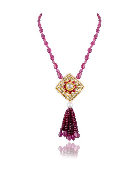 Ziva Polki Bead Pendant – Tyaani Jewellery LLP