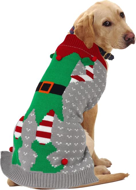 Amazon.com : HAPEE OverLarge Christmas Dog Sweaters for Large Dogs ...