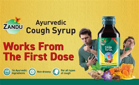 Buy Zandu Ayurvedic Cough Syrup - 100 ml Online at Low Prices in India ...