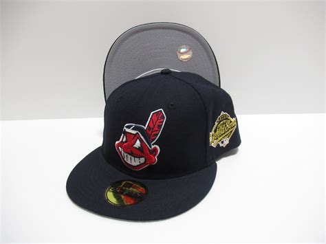 NEW ERA 59fifty Cleveland Indians インディアンス CAP Navy | date plouc world