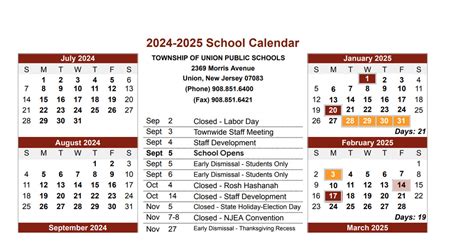 School Board Approves Union's 2024-2025 School Calendar; First Day ...