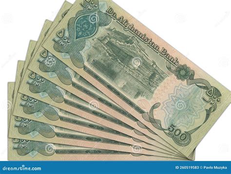 Paper Money from Afghanistan. Afghan Afghani. Close Up Banknotes from ...