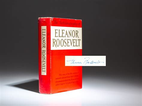 The Autobiography of Eleanor Roosevelt - The First Edition Rare Books