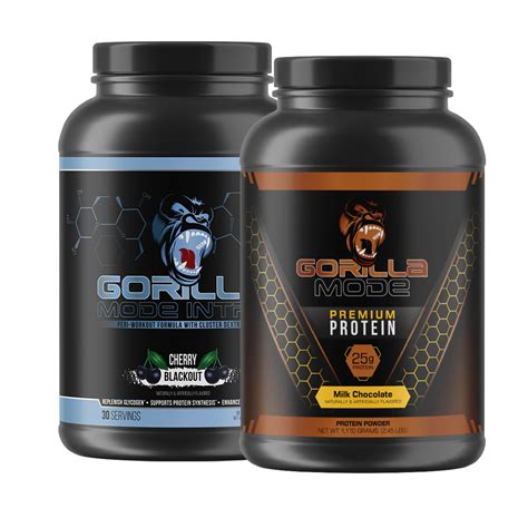 Gorilla Mode Protein + Intra Bundle | Recovery + Performance – Gorilla Mind