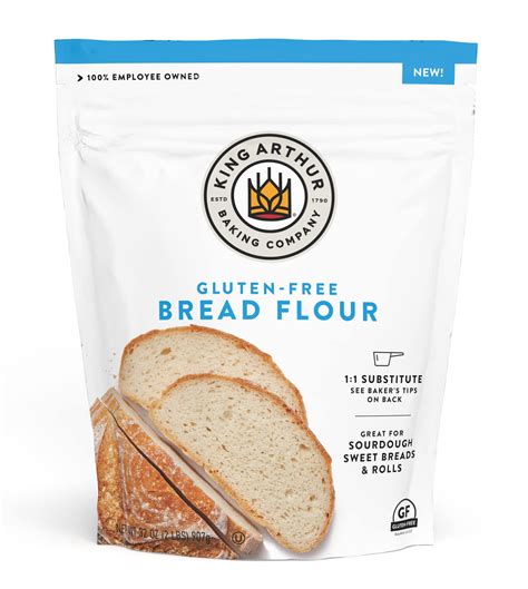 King Arthur Gluten Free Bread Flour, 1:1 Flour Replacement for Yeasted ...