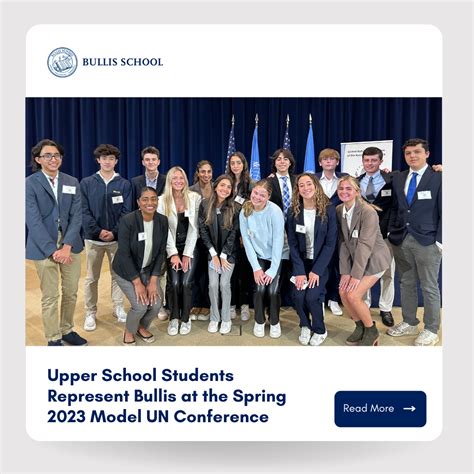 Upper School Students Represent Bullis at the Spring 2023 Model UN ...