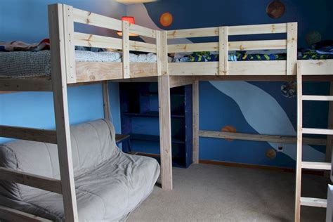 Corner Bunk Beds / Shop Totally Kids L Shaped Bunk Beds L Shaped Loft ...