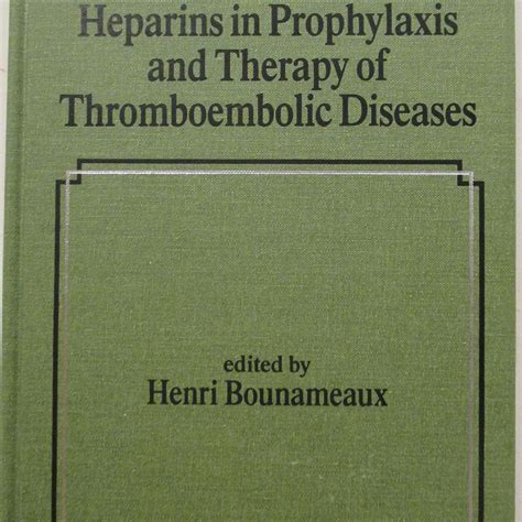 Low-molecular-weight Heparins in Therapy of Thromboembolic Diseases: v ...