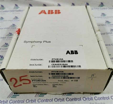 NEW ABB PTU810A Termination base for the PDP800 - Coated - Orbit Surplus
