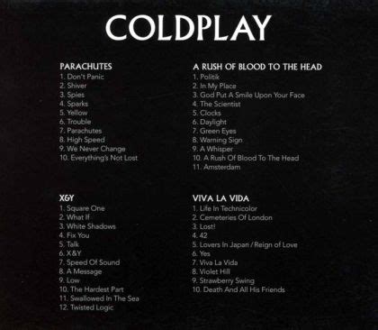 Coldplay - 4 CD Catalogue Set (4CD) на CD audio за 32.90лв. от ksilo.com