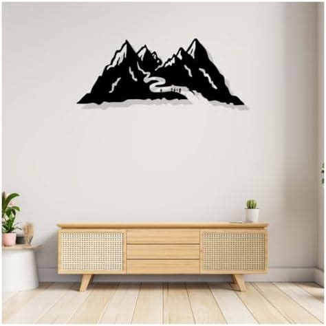 Artrooms Mountain Metal Wall Art | Mountain Wall Decor Art | Nature ...