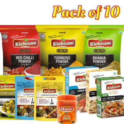 Buy Everyday All-in-One Masala Cooking Kit by Kichnam – tagged "combo ...