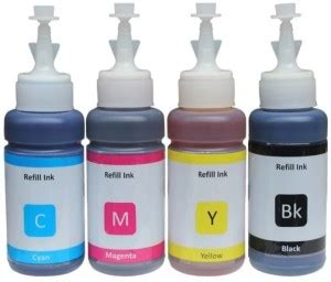 Maanvir GT51 & GT52 Ink Bottle Refill Ink Compatible (Pack Of 4 ) Black ...