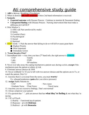 PN Md-Surg Endocrine - ATI practical nursing med surg practice exam ...