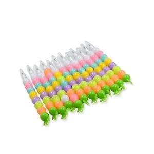 ATEVON Fancy Pearls Gel Pen Pack of 12 Non-Sharpening Multicolor Moti ...