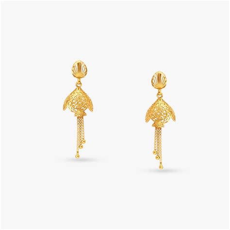 Gold Jhumka Earrings – Elegant Designs & Styles | Tanishq
