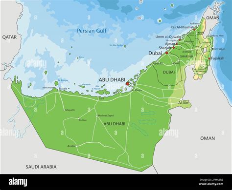 Uae Physical Map United Arab Emirates | History, Culture, Population,