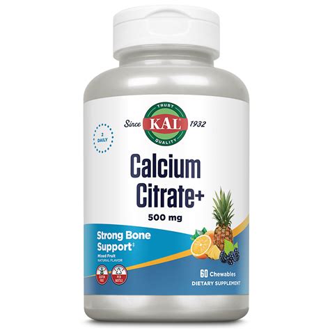 Calcium Citrate With Vitamin D