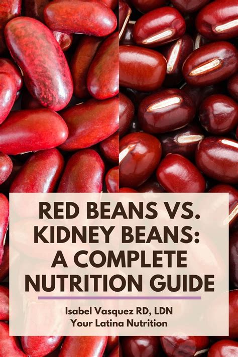 Red Beans vs. Kidney Beans: A Complete Nutrition Guide — Your Latina ...
