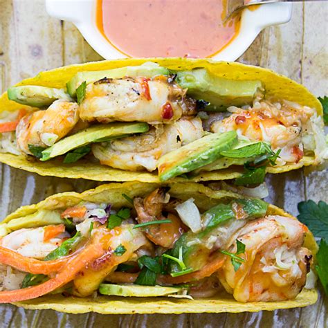 Coconut Shrimp Tacos Without Breading - Two Kooks In The Kitchen&
