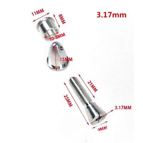 3.17mm RC Aluminum Bullet Propeller Adapter Holder for Brushless Motor