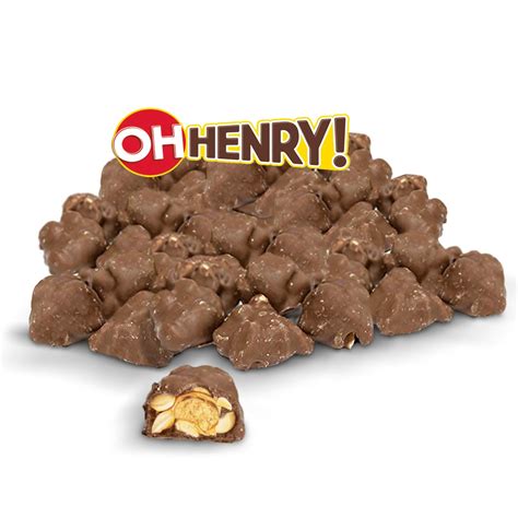 Amazon.com : Oh Henry Chocolate Bars - 1.5 Pounds Approx. 80 Pieces ...
